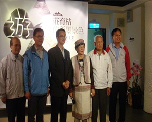 遊山行藝-莊育桔的水墨風景個展合照